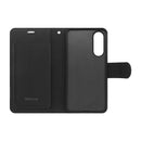 Wisecase Samsung Galaxy S25 Edge Deluxe Wallet Folio Black