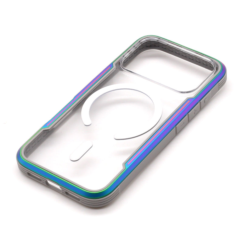 Wisecse iPhone 17 Pro Bastion Case With Magsafe Iridescent