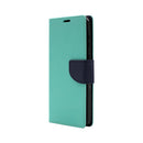 Wisecase Samsung GalaxyA57 MERC Wallet --Cyan+Dark Blue