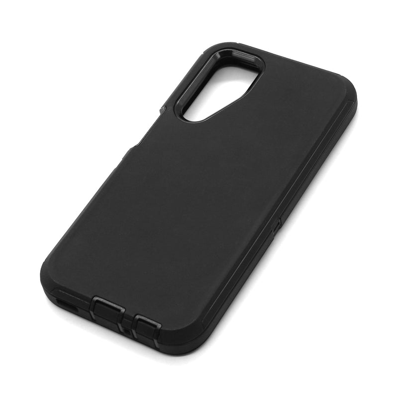 Wisecase Samsung Galaxy A15 5G Bulwark Pro Black+Black