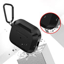 Wisecase Protective Airpod Case for AirPods Pro2 Black+Black