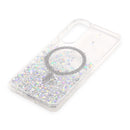 Wisecase Samsung S25Edge Moda Print Magsafe Case Silver