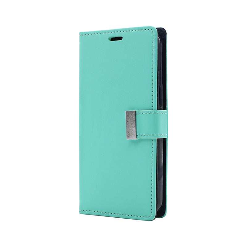 Wisecase iPhone 15 Pro Max Pocket Diary Wallet Cyan