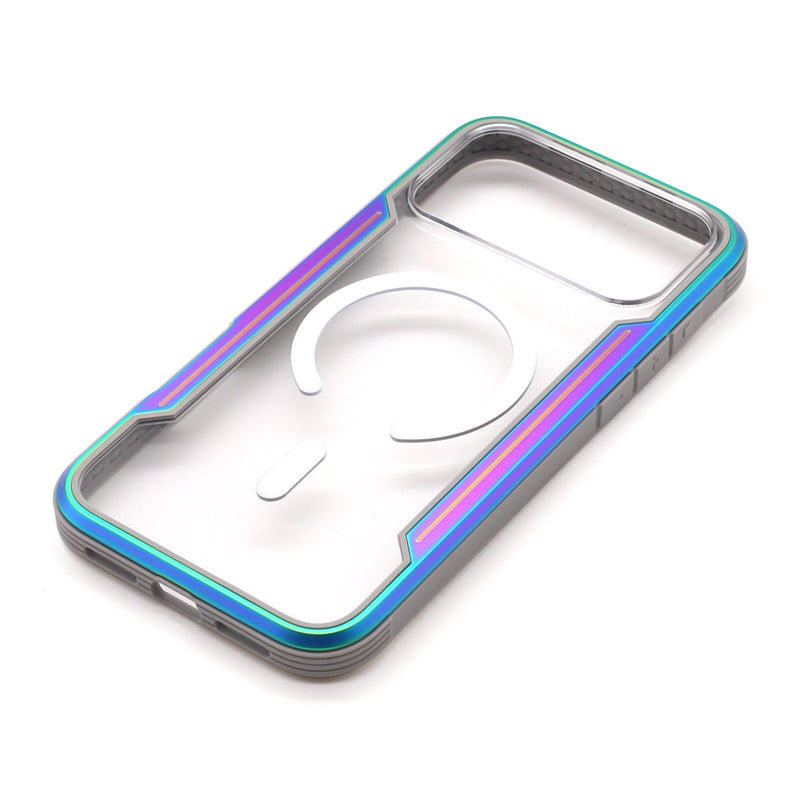 Wisecse iPhone 17 Pro Max Bastion Case With Magsafe Iridescent