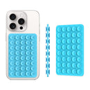 Popsnap Double-sided Silicone Suction Cup Phone Stand Light Blue