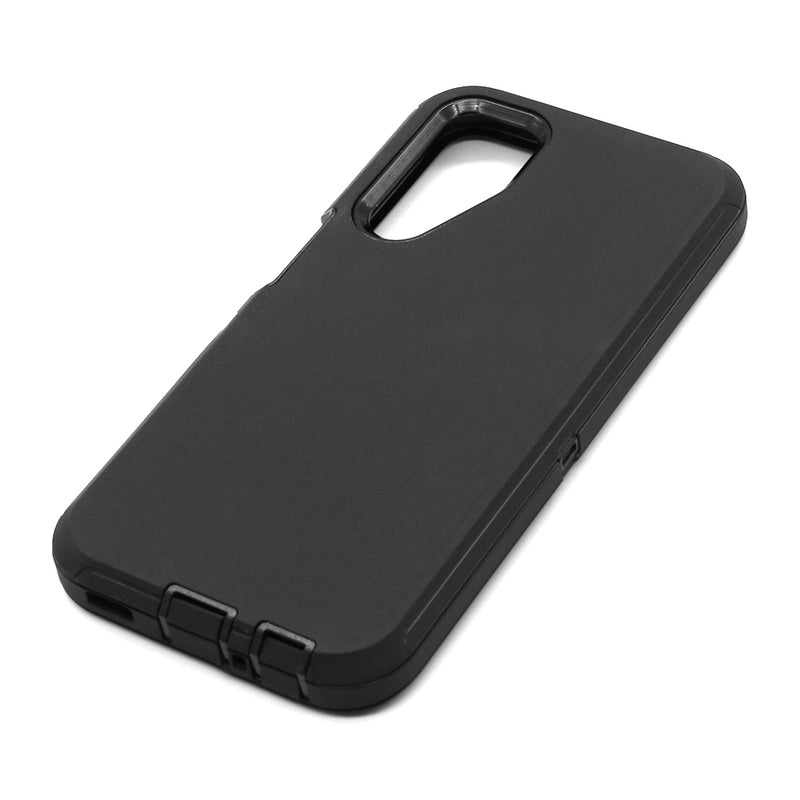 Wisecase Samsung Galaxy A15 5G Bulwark Pro Black+Black