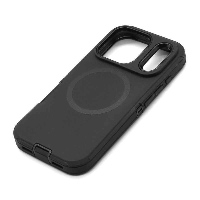 Wisecase iPhone 17 Pro Guardian with Magsafe Black+Black