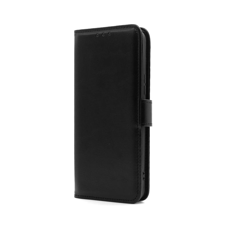 Wisecase Nokia C12 Wallet PU Case Black