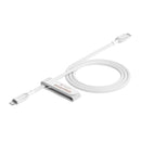 Mophie Essential USB-C to Lightning Cable, Braided, 1M, White