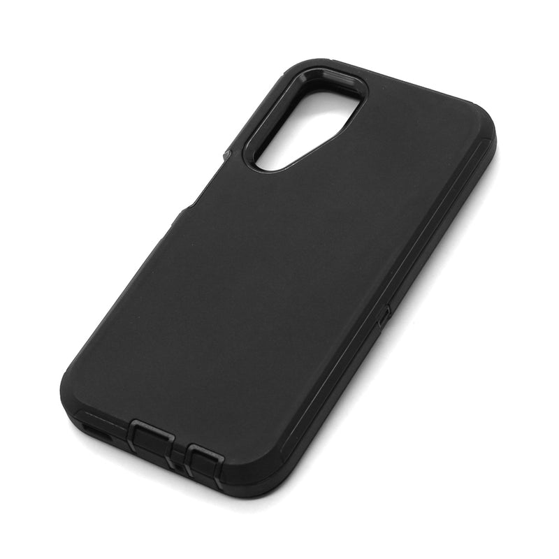 Wisecase Samsung Galaxy A25 5G Bulwark Pro Black+Black