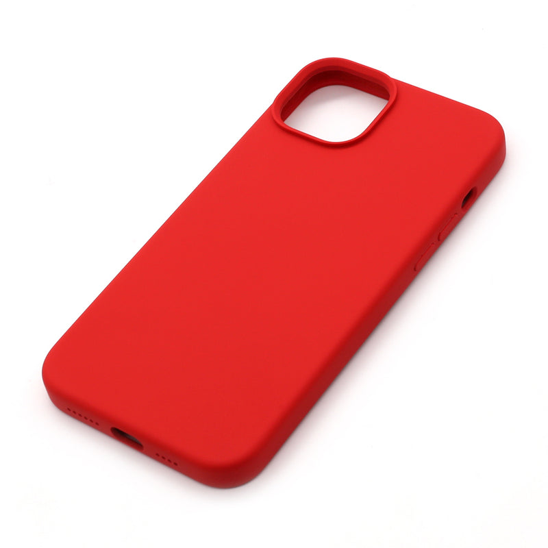 Wisecase iPhone 15 Plus Magsafe Silicone Case Red