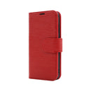Wisecase Samsung Galaxy S23+ Deluxe Wallet Folio Red