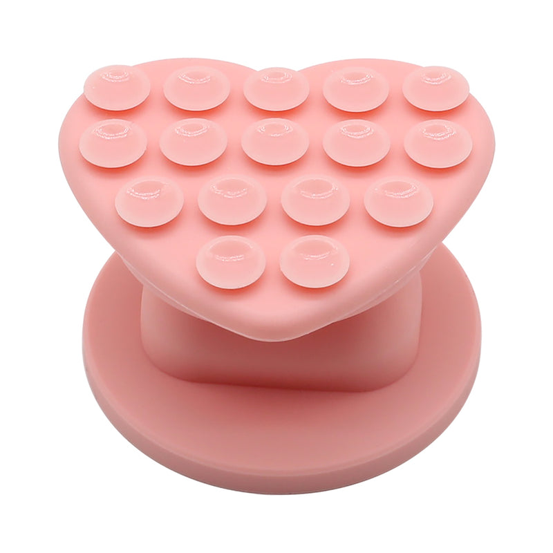 Popsnap Heart - shaped Suction Cup with Magsafe Phone Stand Pink