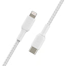 Belkin BoostCharge Pro Braided USB-C to Lightning Cable 2M - White