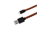 Type C Leather Cable - Brown