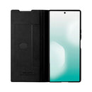 Nillkin Samsung Galaxy Z Fold 7 Qin Pro Leather Case (With built-in pen) Black