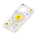 Wisecase iPhone 15 Pro Moda Print Magsafe Case Daisy