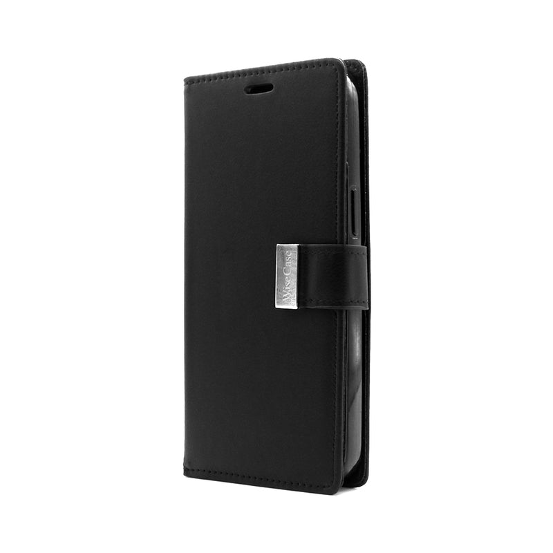Wisecase iPhone 15 Pro Max Pocket Diary Wallet Black