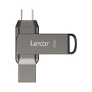 LEXAR DUAL DRIVE D400 USB 3.1 128GB Black