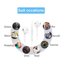 Melaudi HI-202 MFI Lightning Earphone White