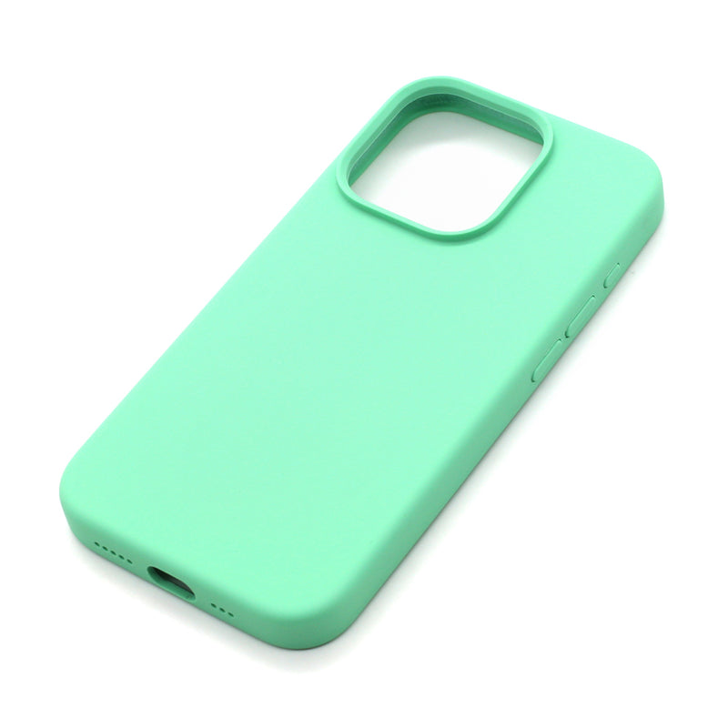 Wisecase iPhone 15 Pro Magsafe Silicone Case Mint