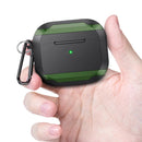 Wisecase Protective Airpod Case for Airpods Pro3 Black+Green