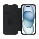 OtterBox React Folio MagSafe Apple iPhone 15/ iPhone 14/ iPhone 13 BlackCrystal-Clear/Black