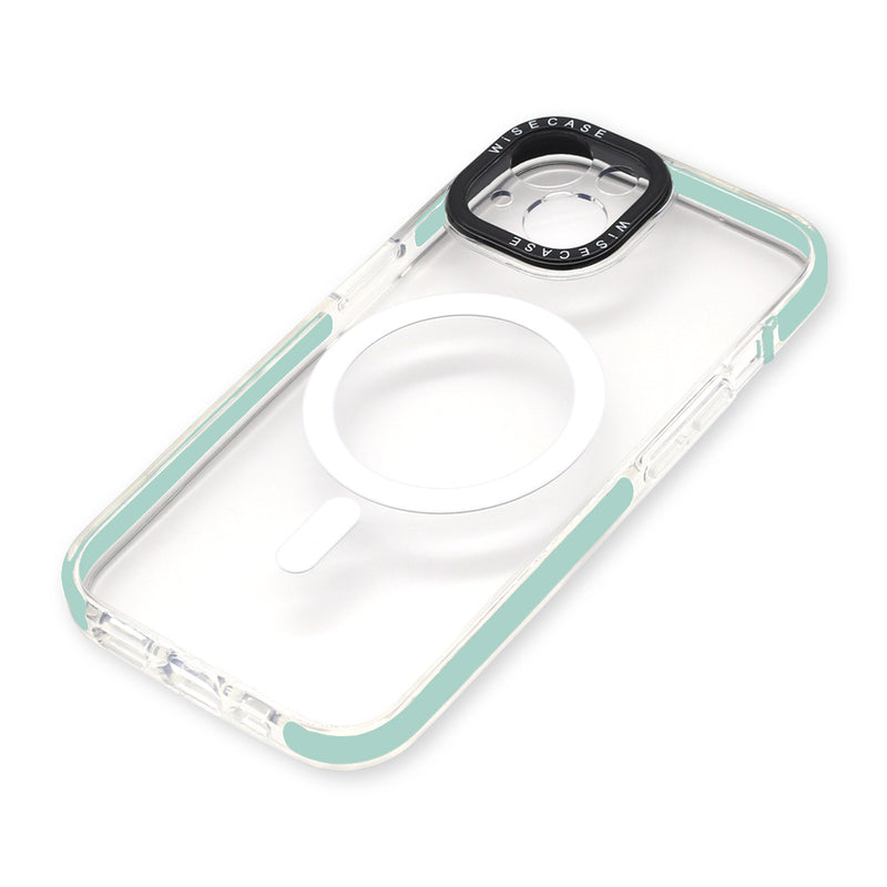 Wisecase iPhone 15 Impact Magsafe Cyan
