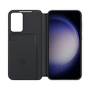 Samsung Smart Clear View Wallet Case for Galaxy S23+ Black