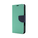 Wisecase iPhone 17 MERC Wallet Cyan+Dark Blue