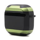 Wisecase Protective Airpod Case for Airpods4 Black+Green
