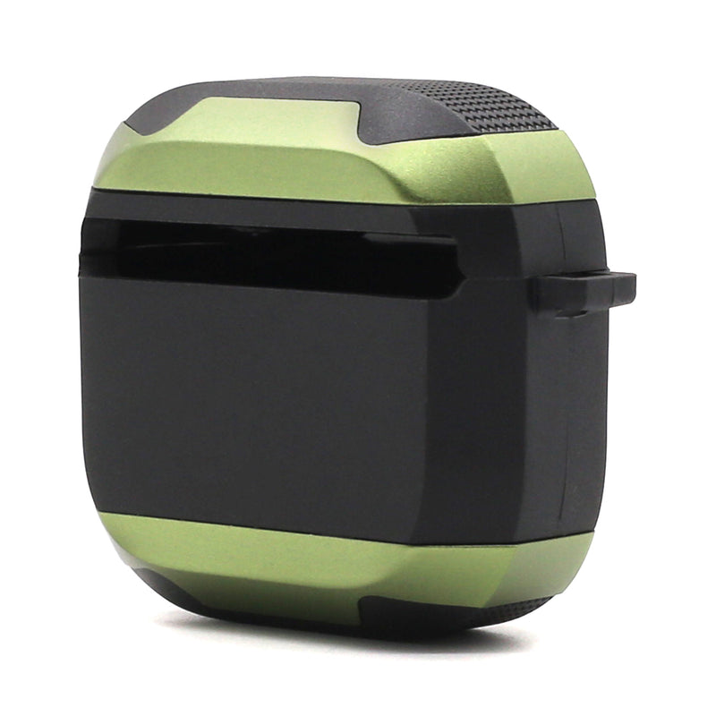 Wisecase Protective Airpod Case for Airpods4 Black+Green