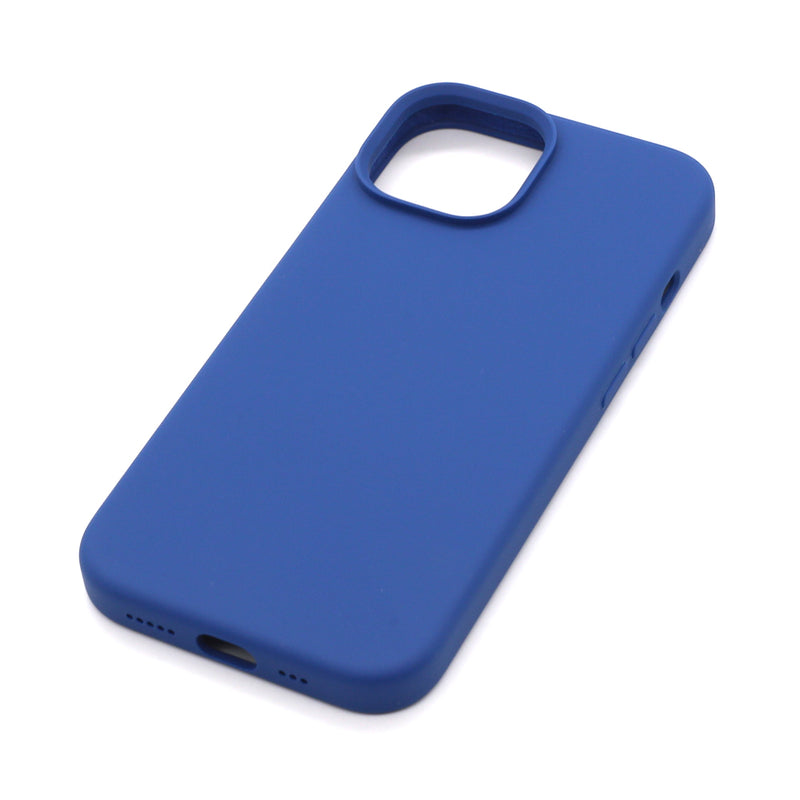 Wisecase iPhone 15 Magsafe Silicone Case Deep Blue
