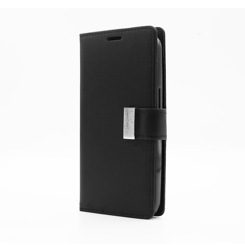 Wisecase iPhone 15 Pocket Diary Wallet Black