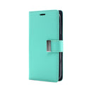 Wisecase iPhone 15 Pro Pocket Diary Wallet Cyan