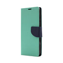 Wisecase Samsung Galaxy S25FE MERC Wallet --Cyan+Dark Blue