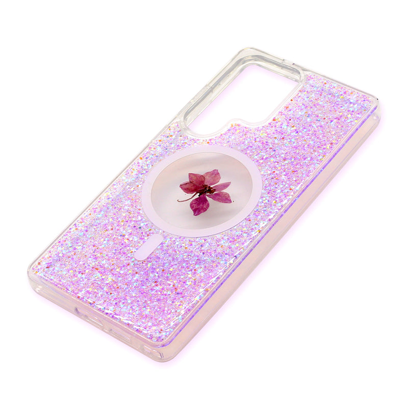 Wisecase Samsung S25 Ultra Moda Print Magsafe Case Purple