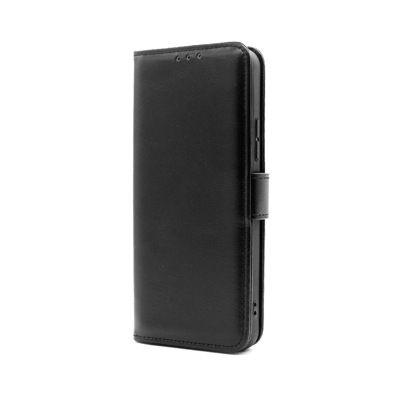 Wisecase Nokia C32 Wallet PU Case Black