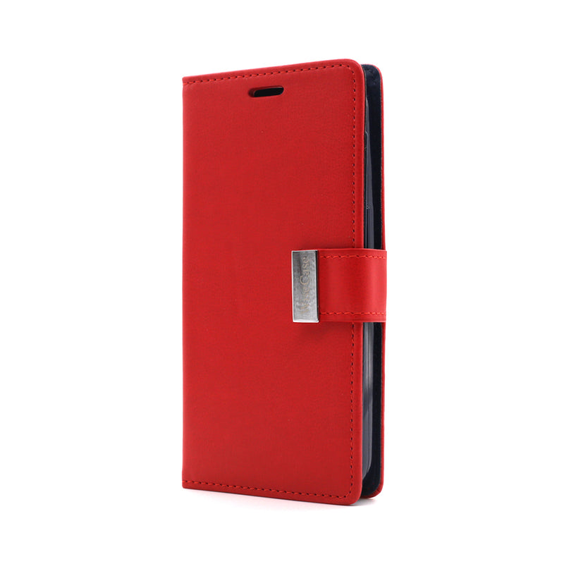Wisecase iPhone 15 Pro Pocket Diary Wallet Red