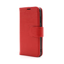 Wisecase Samsung Galaxy S25 Deluxe Wallet Folio Red