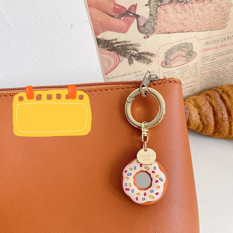 Doormoon Cartoon Sillicone Case For Airtag White