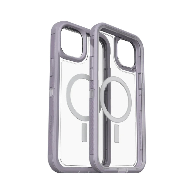 Otterbox Defender XT Clear MagSafe Case For iPhone 14 Plus 6.7 - Lavender Sky