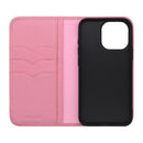 Wisecase iPhone 15 Pro Premio Wallet Case Pink
