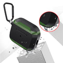 Wisecase Protective Airpod Case for Airpods Pro3 Black+Green