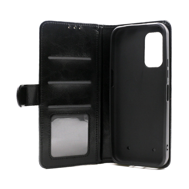 Wisecase Nokia XR21 5G Wallet PU Case Black