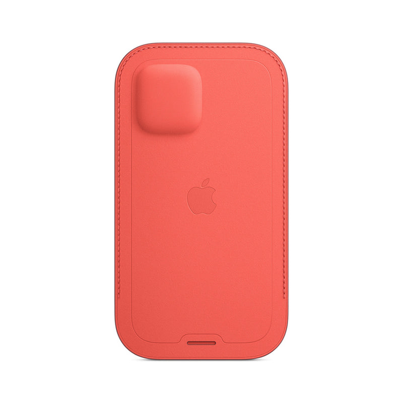 Apple iPhone 12 /Pro Leather Sleeve Pink Citrus