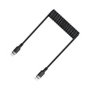 Acefast C14-03 USB-C to USB-C Spring Charging Data Cable 1.2m Black