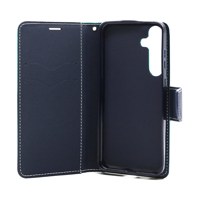 Wisecase Samsung Galaxy S24+ MERC Cyan+Dark Blue