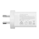 Wisecase 47W EE472OC GaN Wall Charger with 2xUSB-C PD Ports White