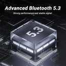 Acefast T8 Crystal color (2) Bluetooth earbuds white moon